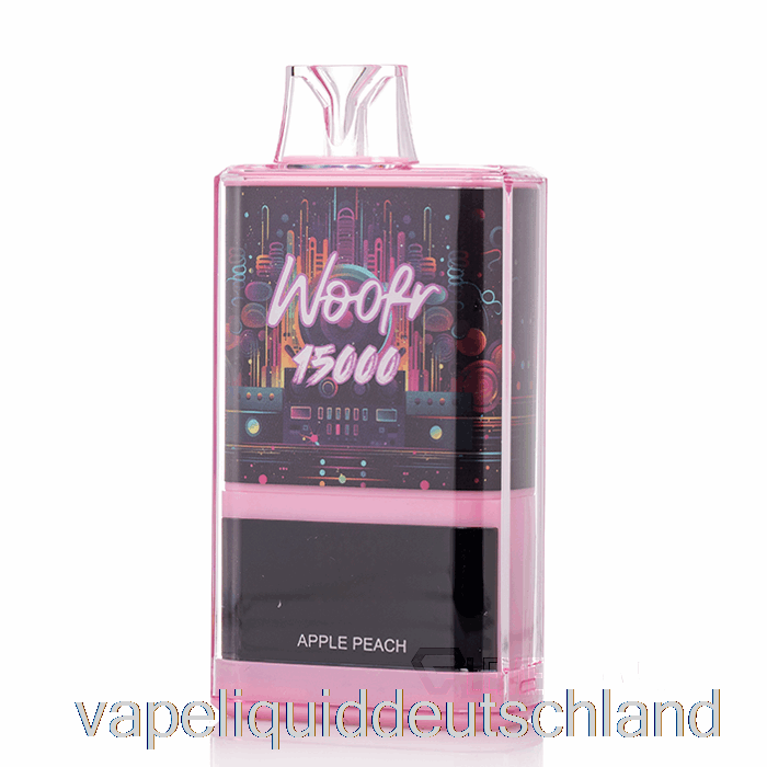 Woofr 15000 Einweg-Apfel-Pfirsich-Vape-Flüssigkeit